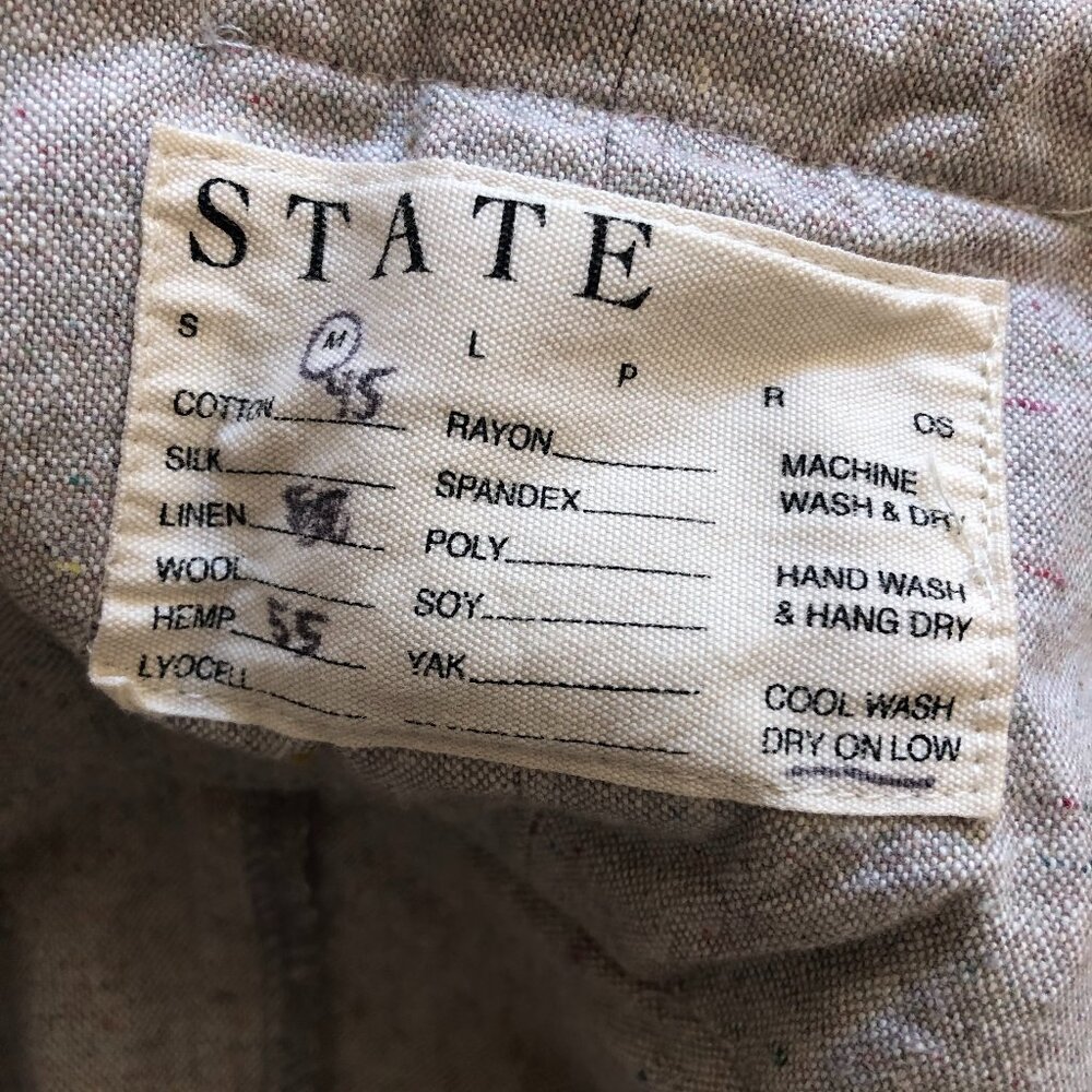 State the Label wrap pants medium